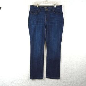 Lee Regular Str Leg Mid Rise Women Sz 14 Short